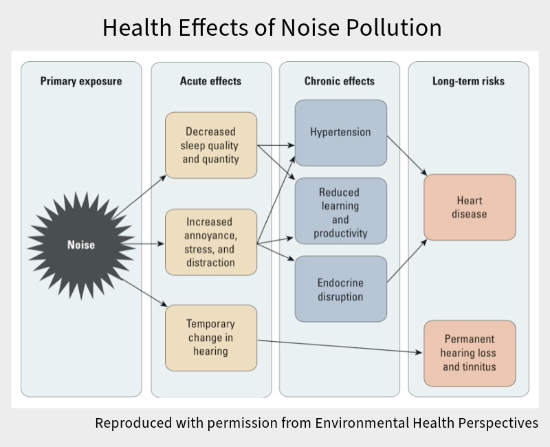 Health effects of noise pollution