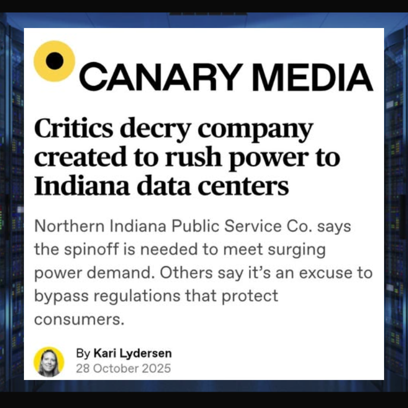 October 2025 Canary Media NIPSCO GenCo